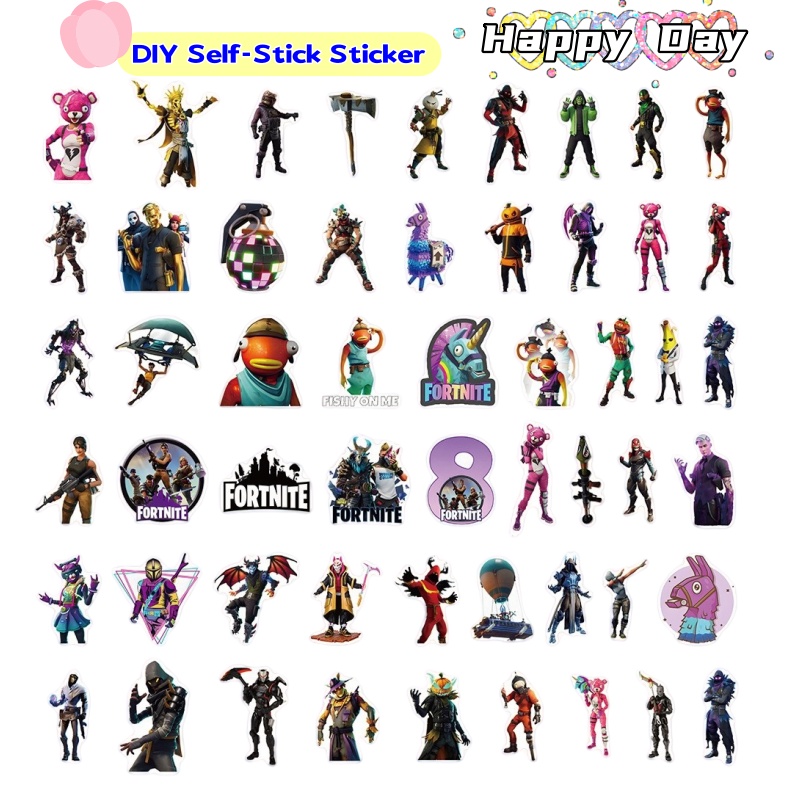 Phone Accessories Quotes - Fortnite Creative Personality Graffiti Sticker Animation