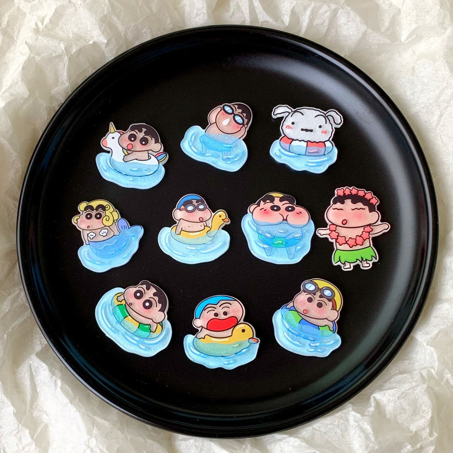 Phone Accessories Quotes - Crayon Shin-chan resin accessory fan water