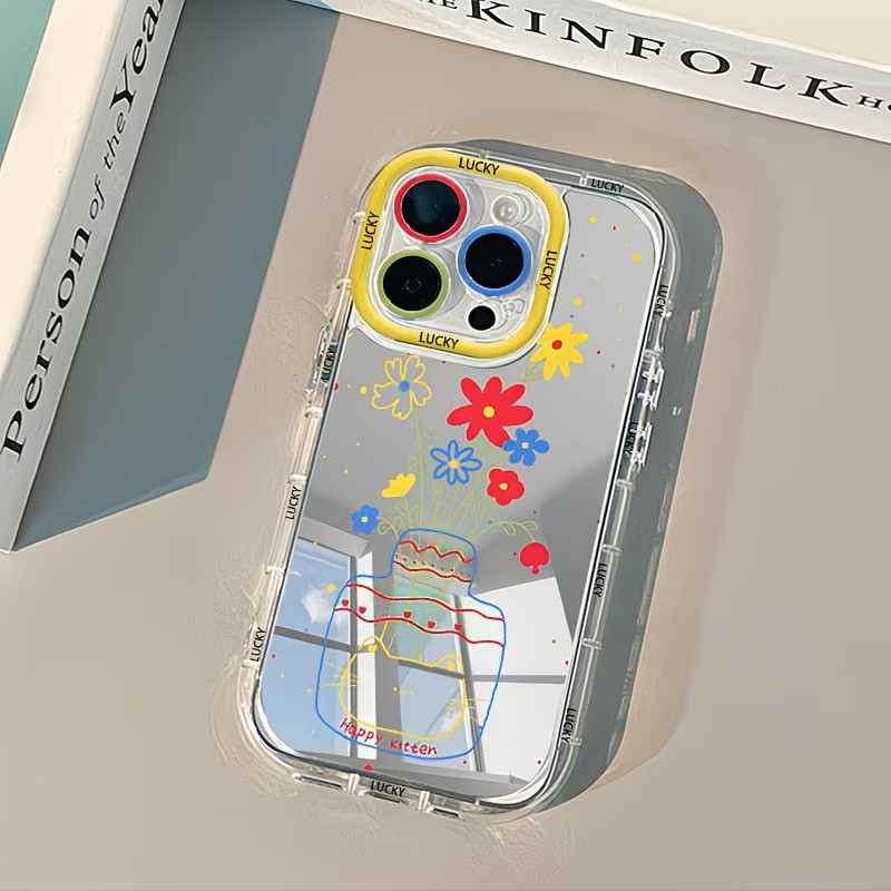 Phone Accessories To Sell - Summer Daisy Cat Vase Design Mirror
