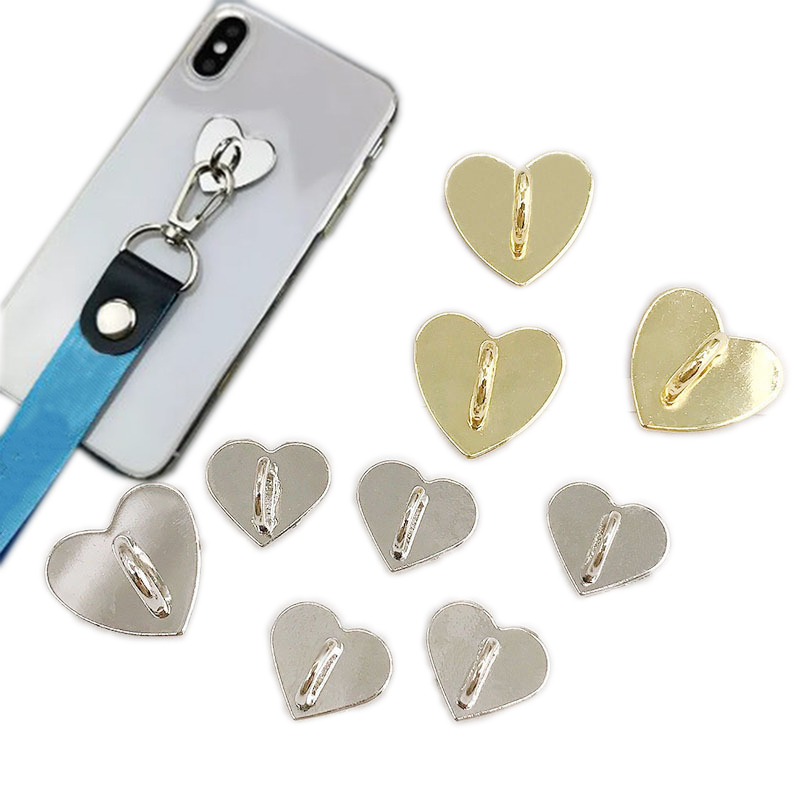 Phone Accessories Hanger - 2pcs Phone Hook Heart Shape Charm