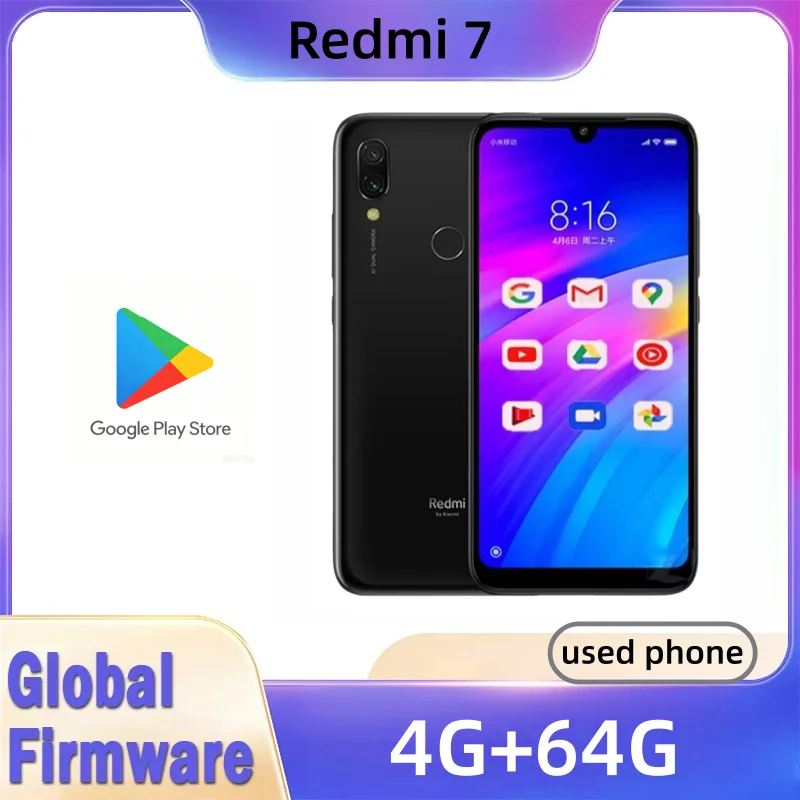 Phone Accessories For Android - Xiaomi Redmi 7 Cellphone with Phone