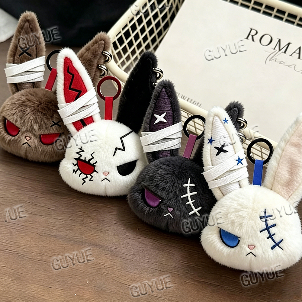 Phone Accessories Charms - Kawaii Key Ring Hot Gothic Bunny