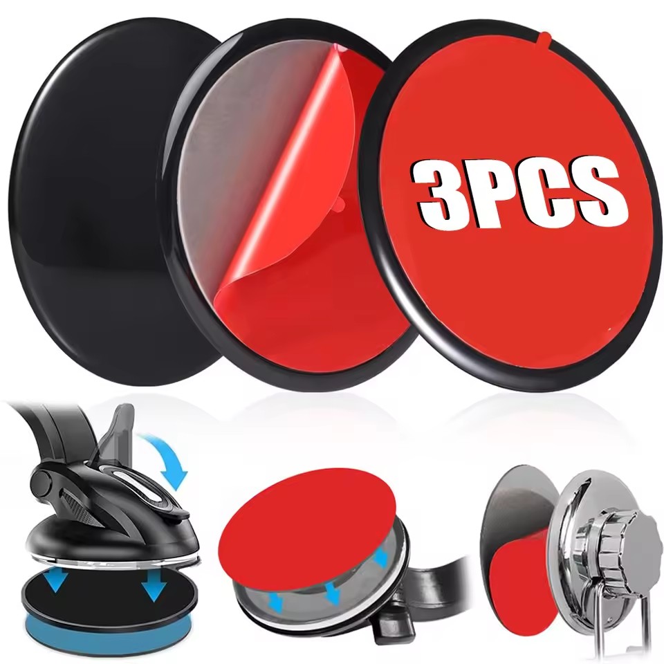 Phone Accessory - Universal Dashboard Adhesive Sticky Pad Set