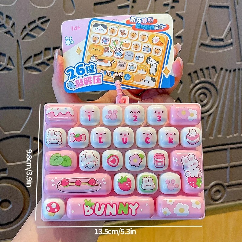 26-Grid Anti-Stress Keyboard K - Phone Accessories Charms recension och pris