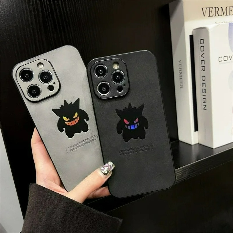 Cartoon Anime Gengar Leather T - Phone Accessories To Sell recension och pris