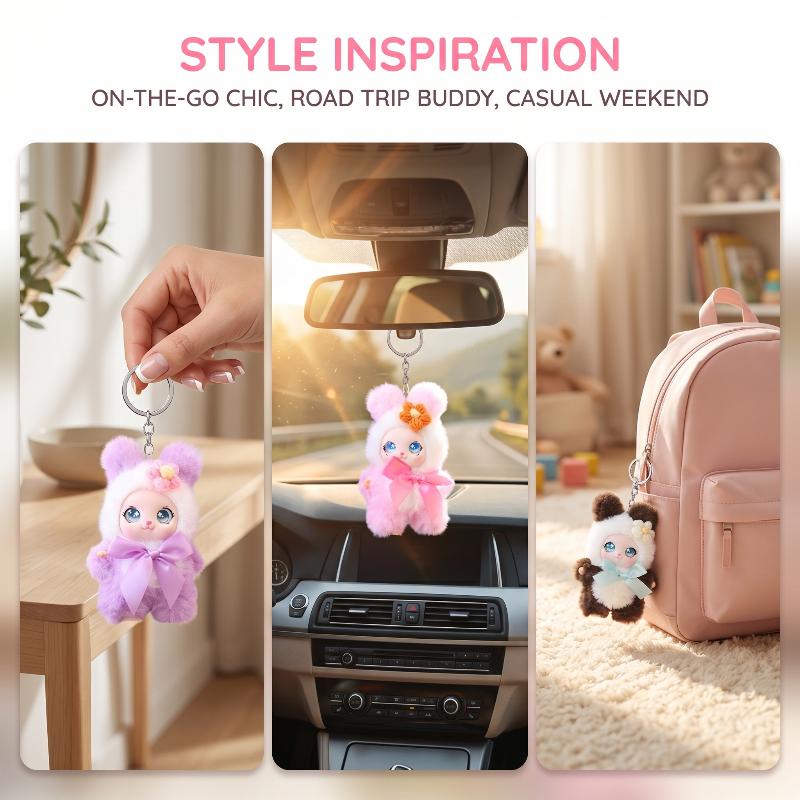 Cute Animal Plush Keychain 15c - Phone Accessories Charms recension och pris