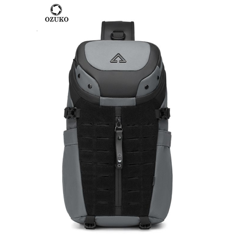 Ozuko Chest Bag Cross Bag Men  - Phone Accessories For Men recension och pris