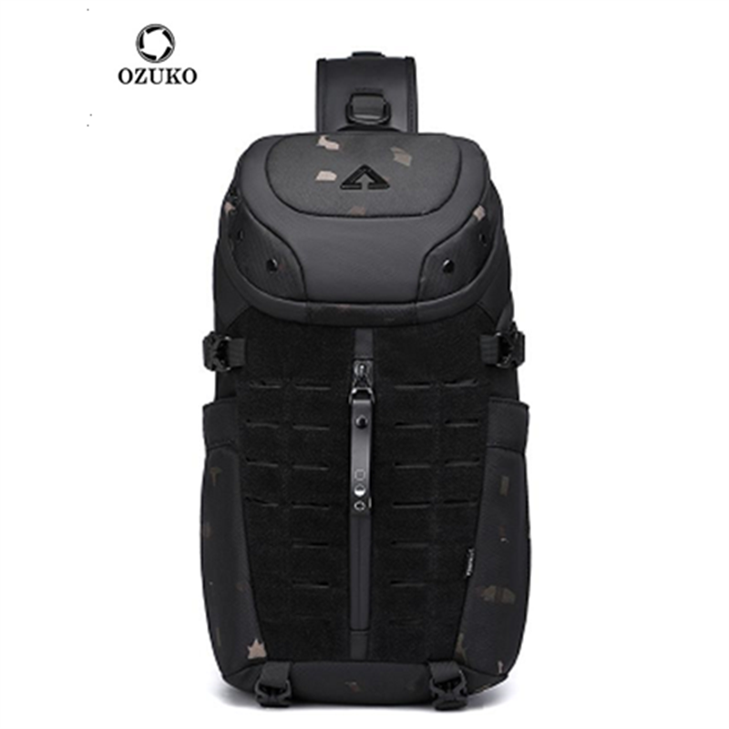 Ozuko Chest Bag Cross Bag Men  - Phone Accessories For Men recension och pris