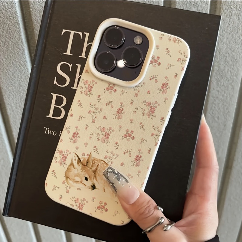 Cute Deer Full Floral Pattern  - Phone Accessories To Sell recension och pris