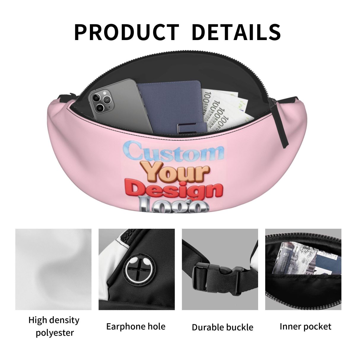 Custom Your Design Logo Fanny  - Phone Accessories Logo Design recension och pris