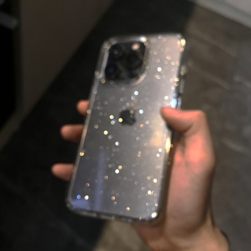 Transparent Simple Glitter Pho - Phone Accessories To Sell recension och pris