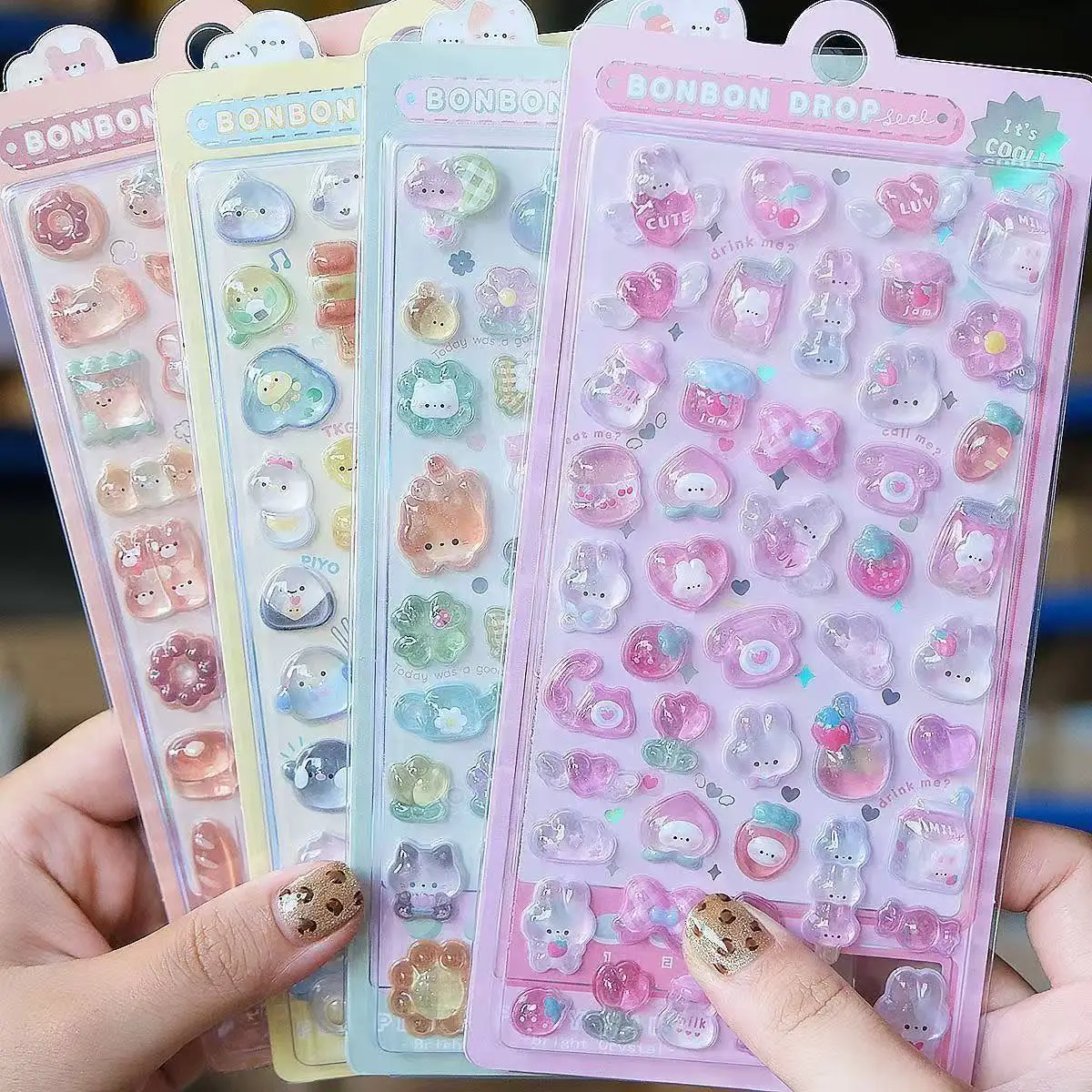 =-=2027Kawaii 3D Jelly Resin S - Phone Accessories Quotes recension och pris