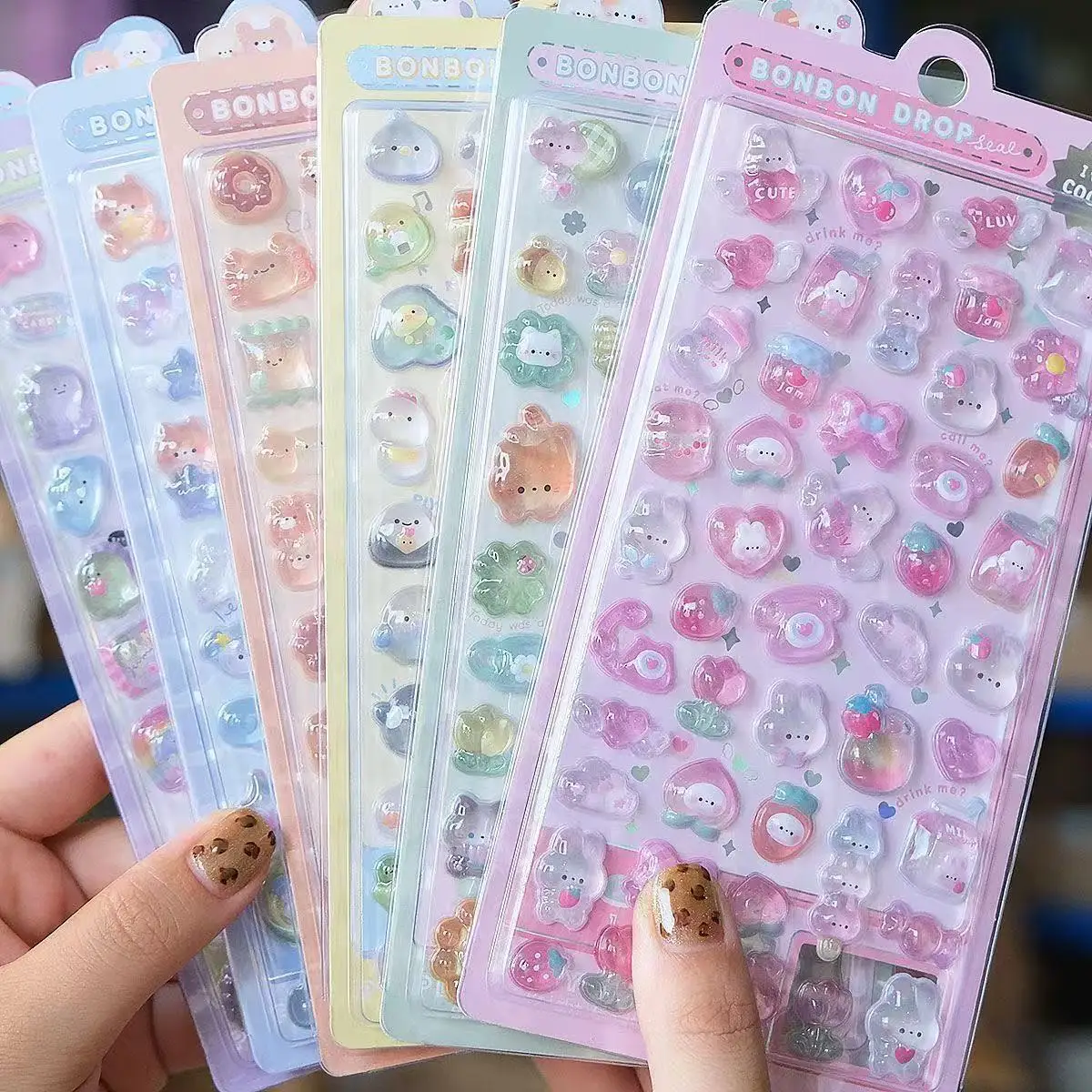 =-=2027Kawaii 3D Jelly Resin S - Phone Accessories Quotes recension och pris