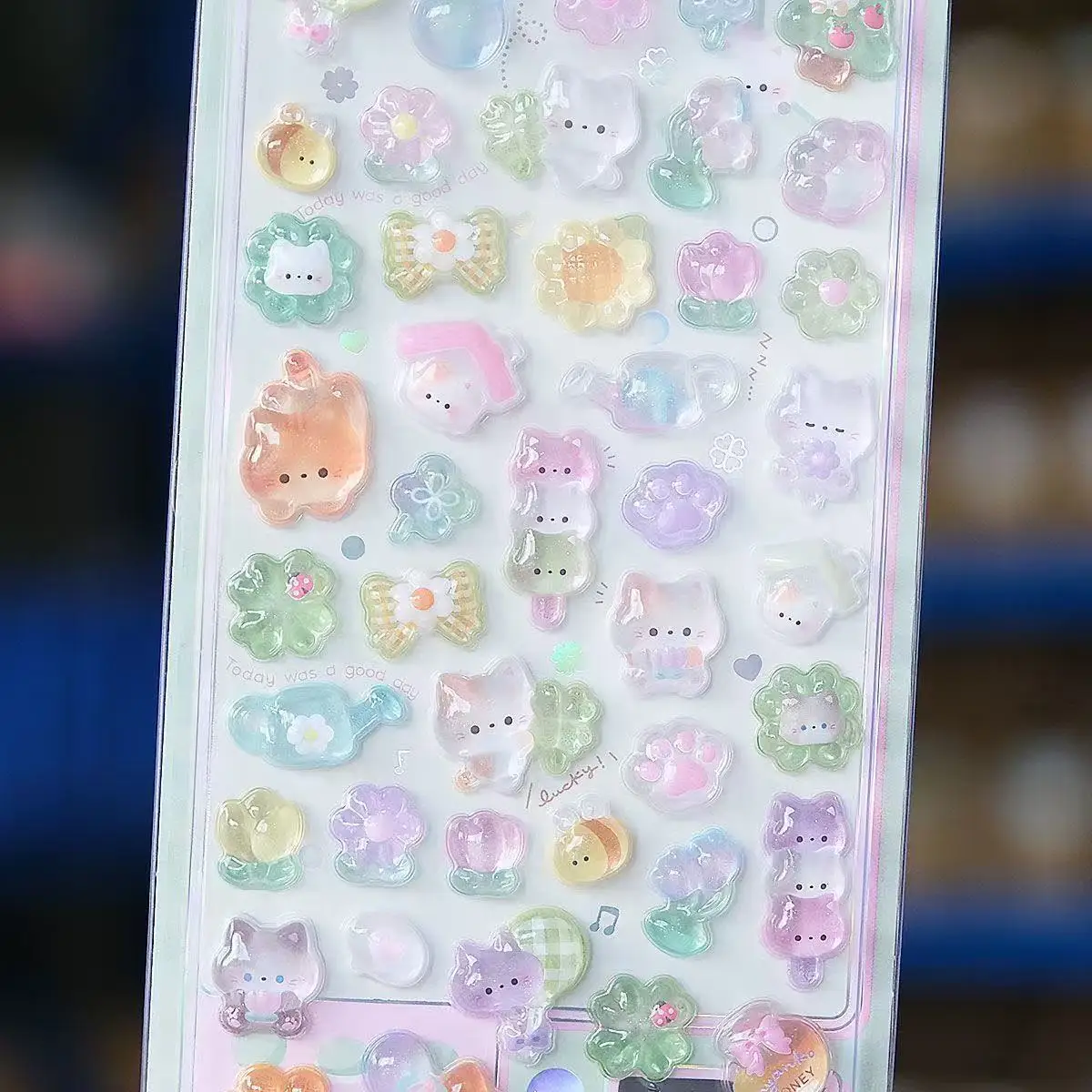 =-=2027Kawaii 3D Jelly Resin S - Phone Accessories Quotes recension och pris