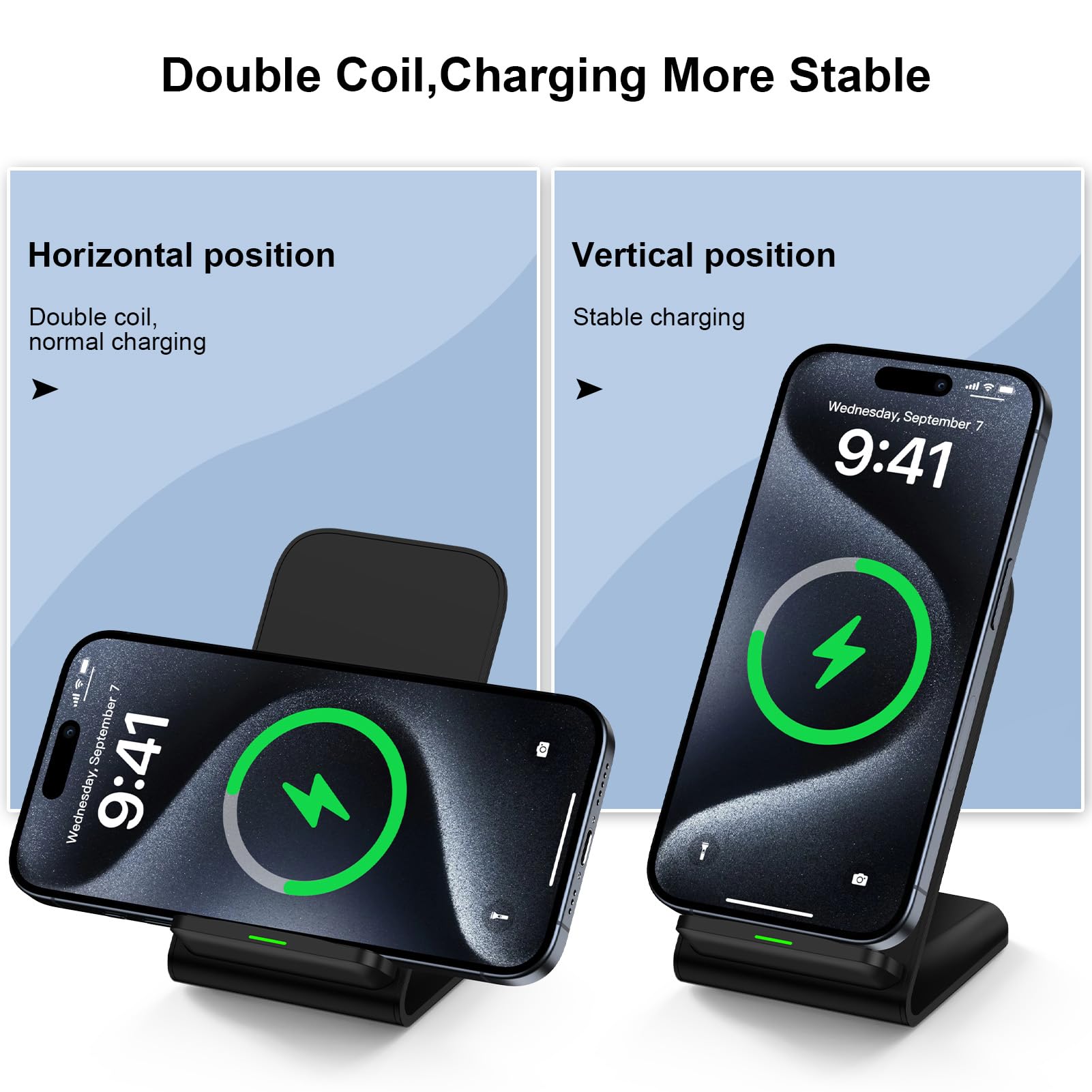 15W Wireless Charger Phone Hol - Phone Accessories For Android recension och pris