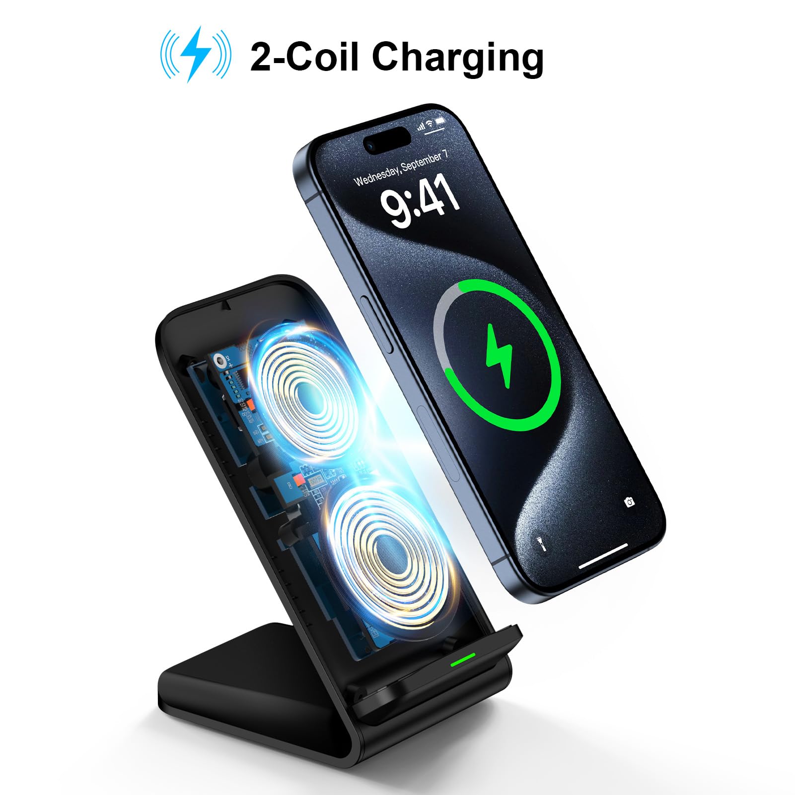 15W Wireless Charger Phone Hol - Phone Accessories For Android recension och pris