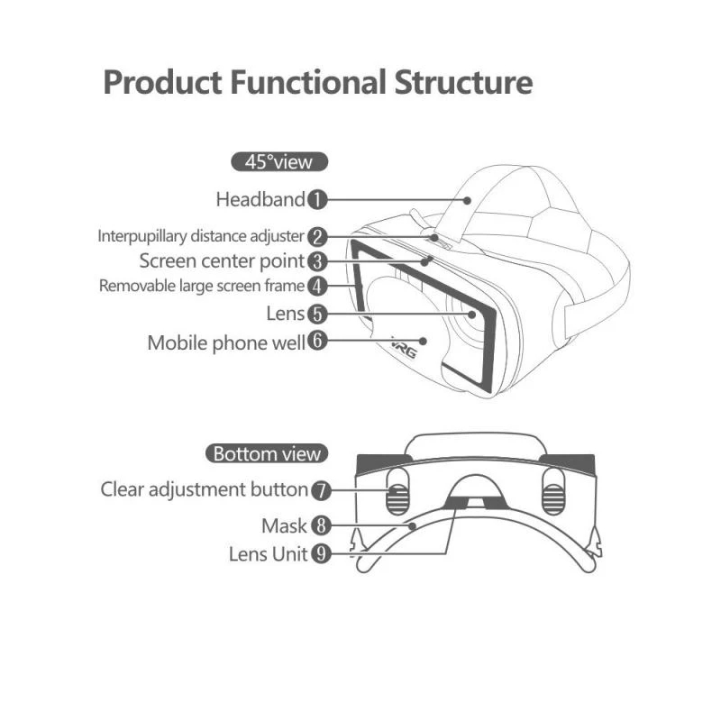 VRG Pro Virtual Reality VR Gla - Phone Accessories For Android recension och pris