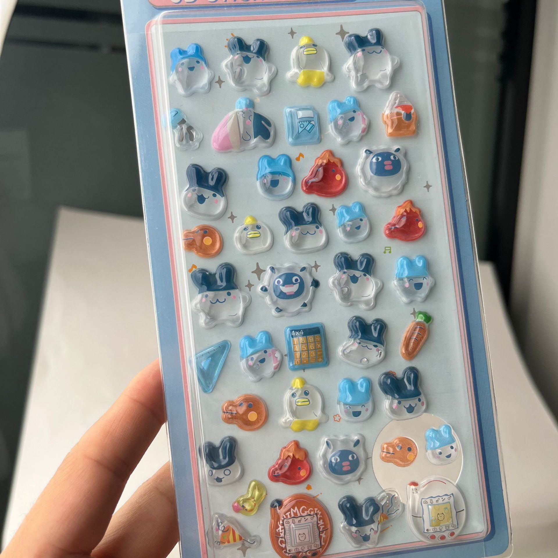 Cute Tamagotchi 3D Puffy Stick - Phone Accessories Quotes recension och pris