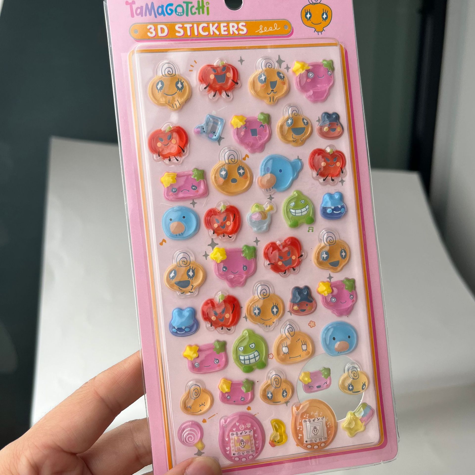 Cute Tamagotchi 3D Puffy Stick - Phone Accessories Quotes recension och pris
