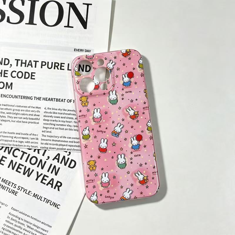 Kawaii Pink Miffy Bear Phone C - Phone Accessories From China recension och pris