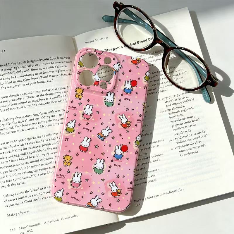 Kawaii Pink Miffy Bear Phone C - Phone Accessories From China recension och pris