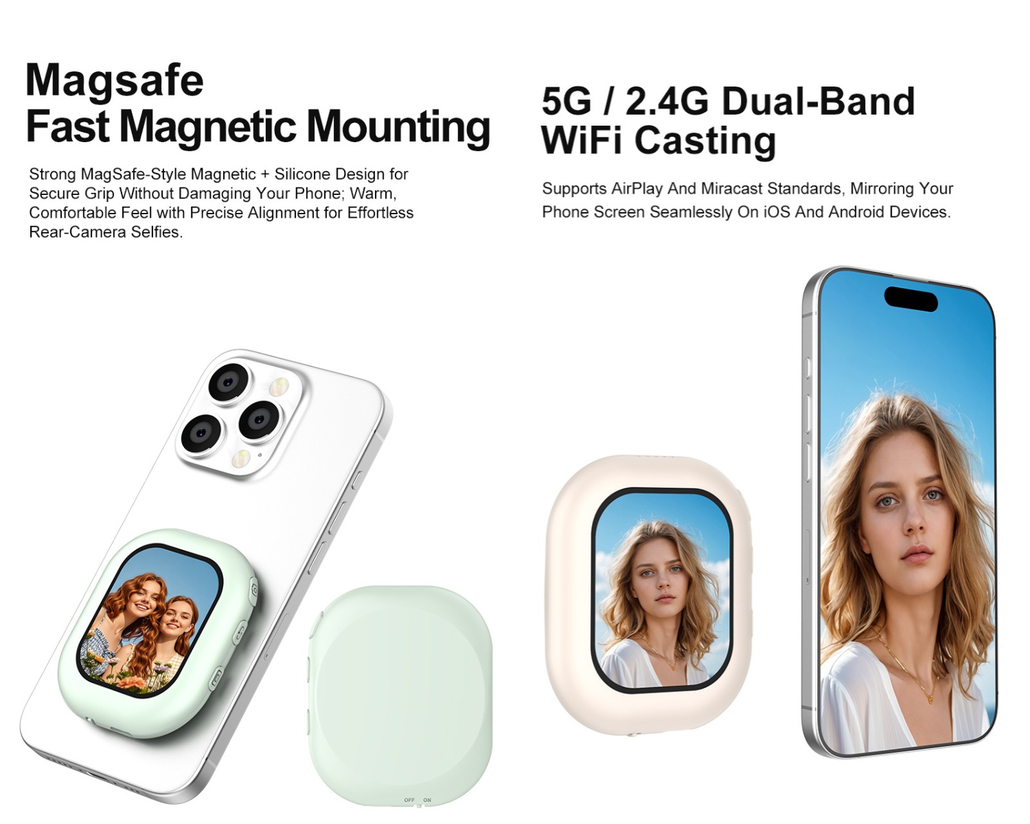 Wireless Mini Magnetic Selfie  - Phone Accessories For Android recension och pris